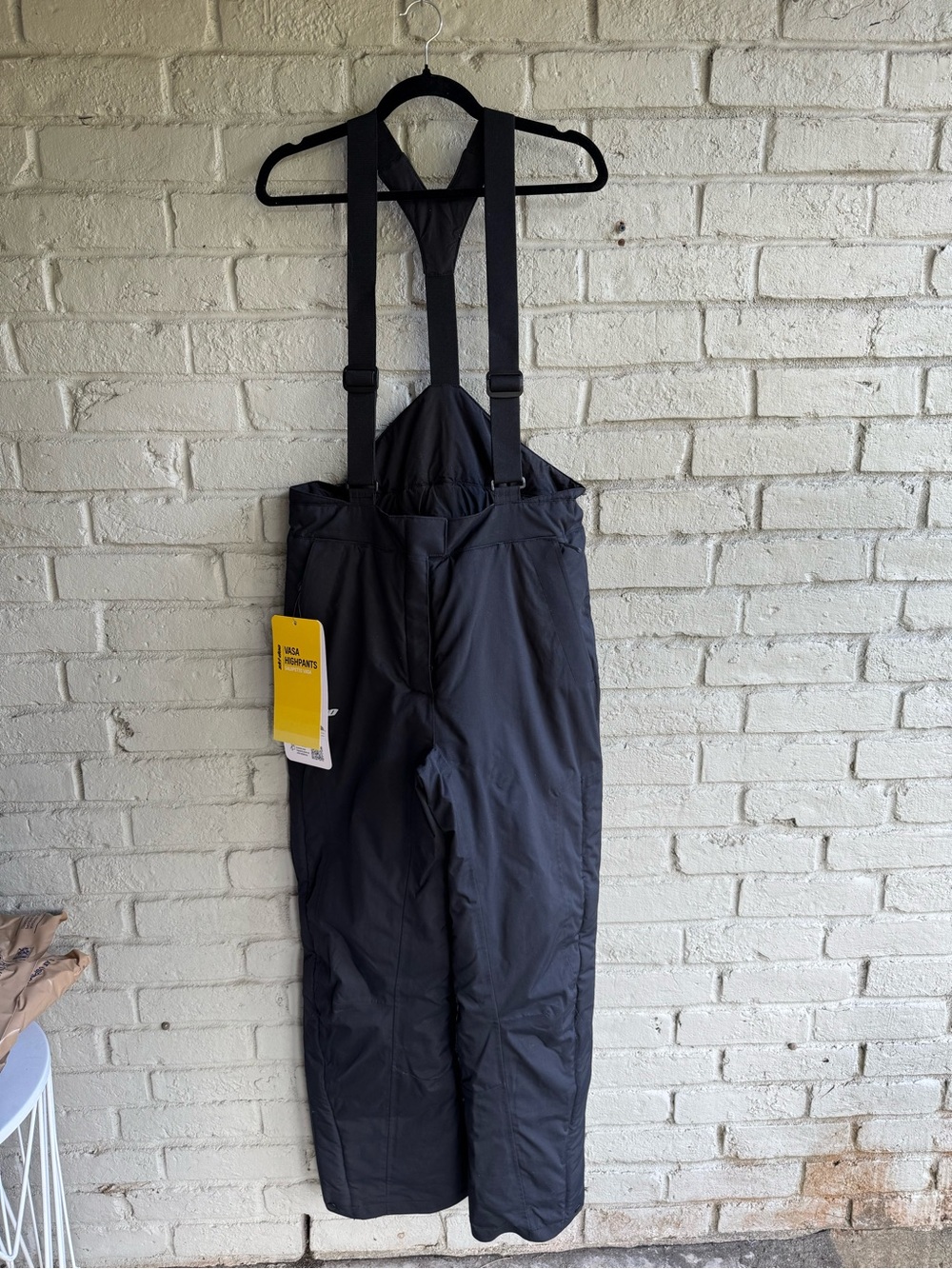 SKIDOO VAS HIGHPANTS NWT SNOW BIB OVERALLS w/SUSPENDERS BLACK SZ S/P